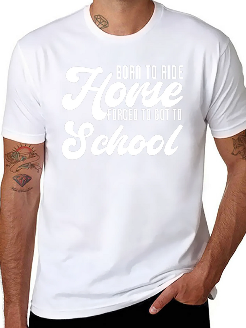 Born to Ride Horse T-Shirt product image 7