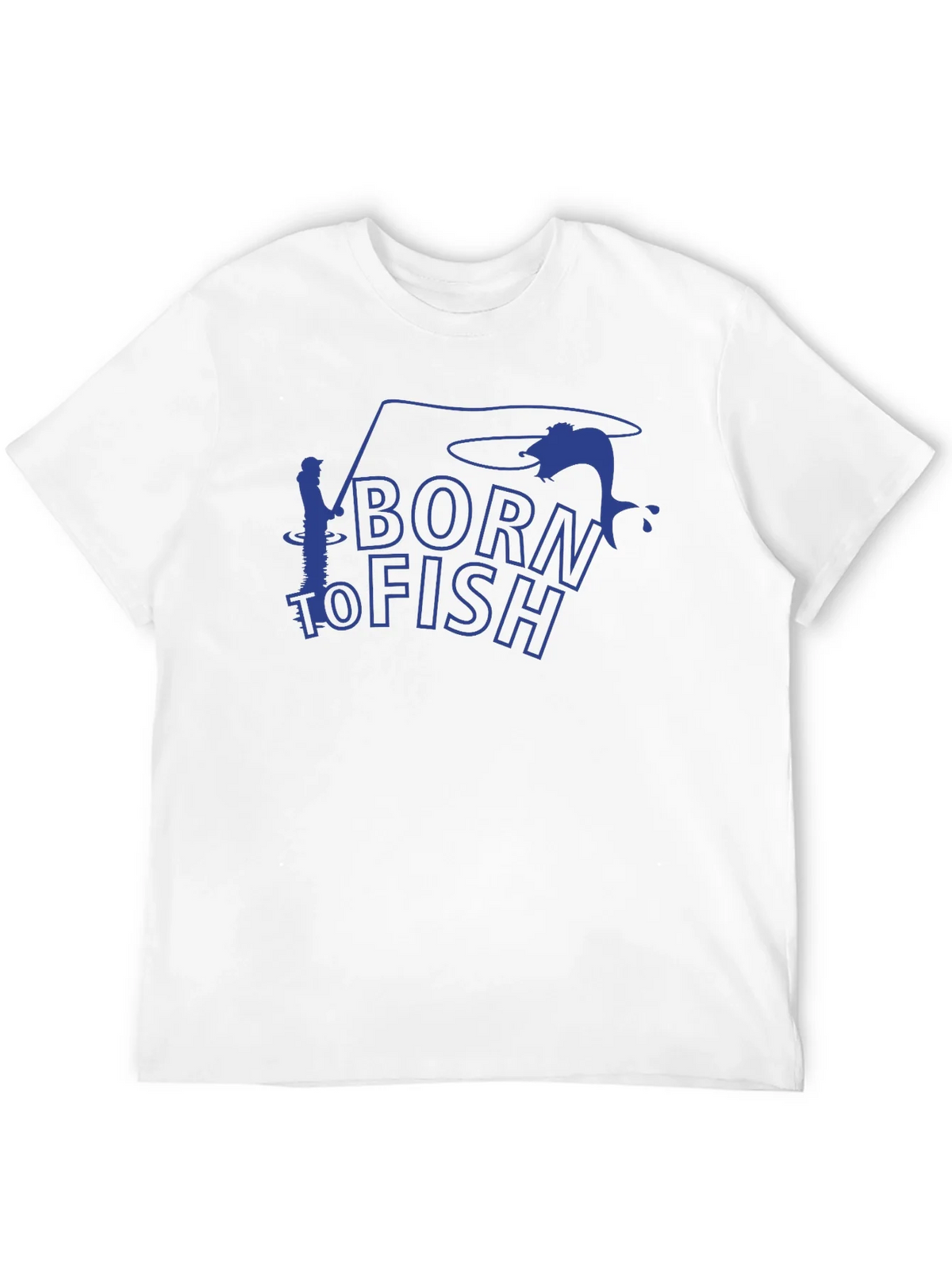 Born to Fish Black Graphic T-Shirt product image 11