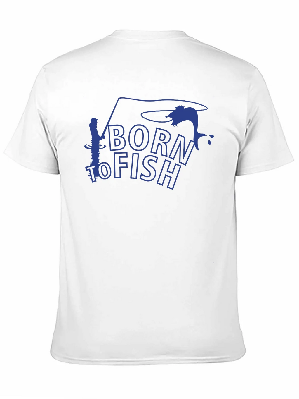 Born to Fish Black Graphic T-Shirt product image 10