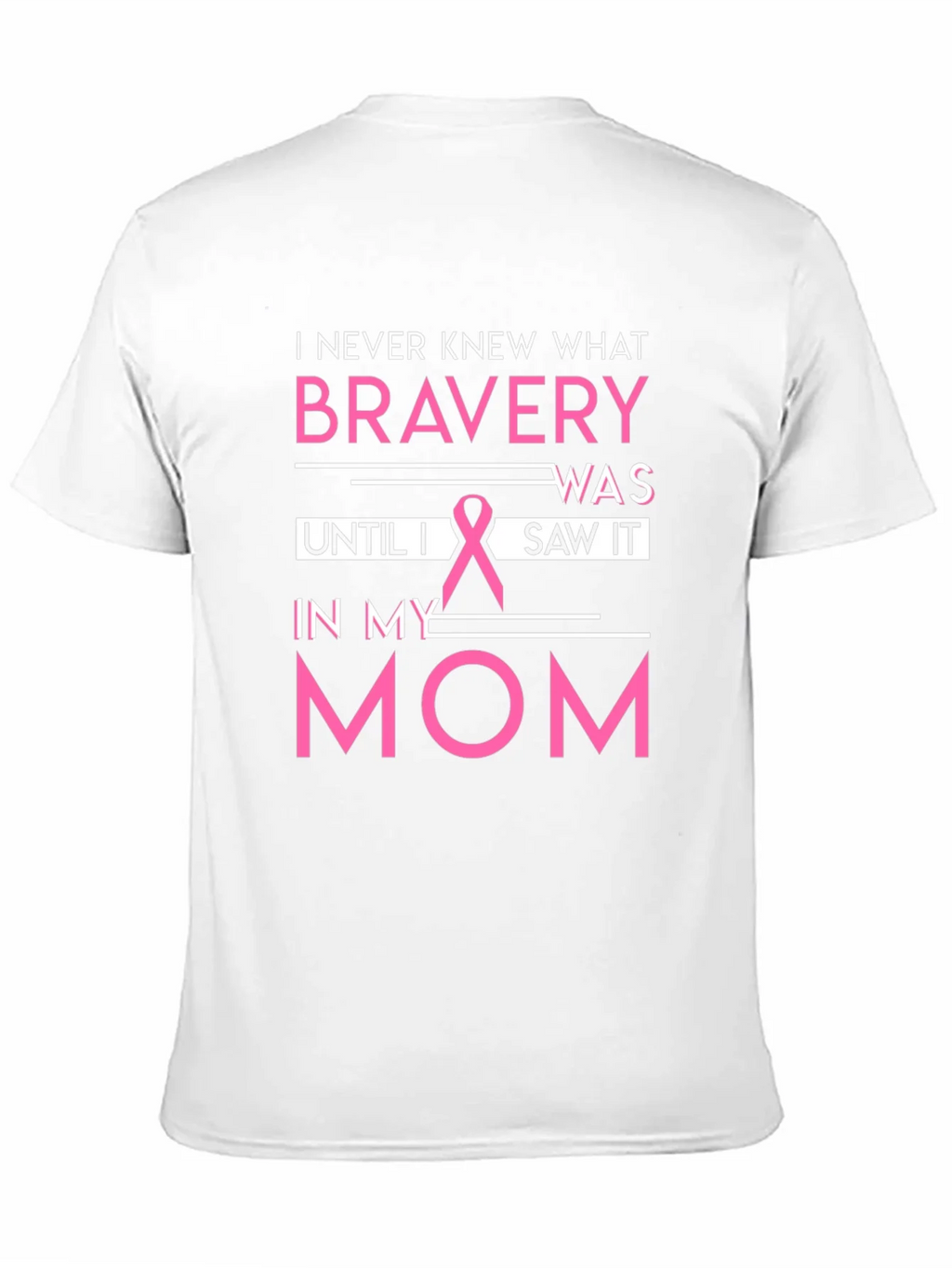 Bravery Breast Cancer Awareness Black T-Shirt product image 10
