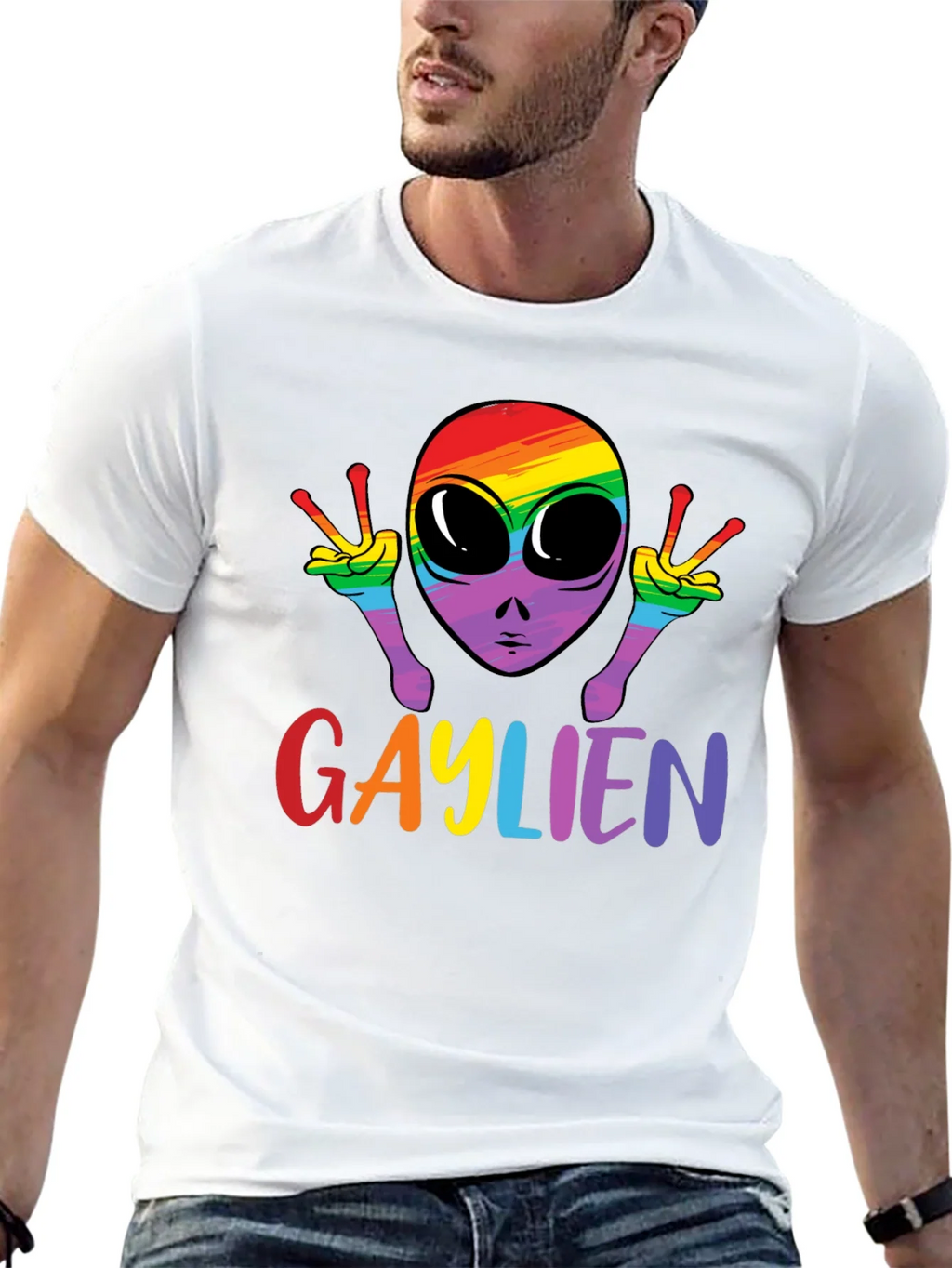Gaylien Pride T-Shirt product image 12