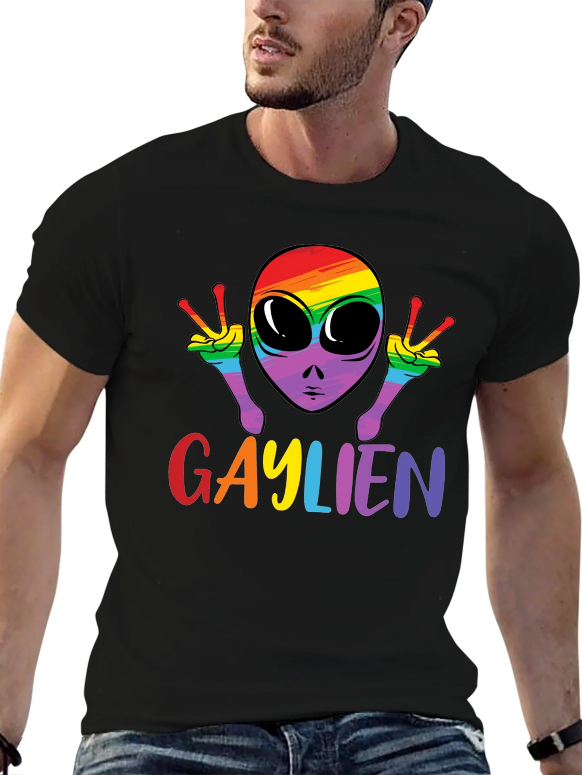 Gaylien Pride T-Shirt product image 6