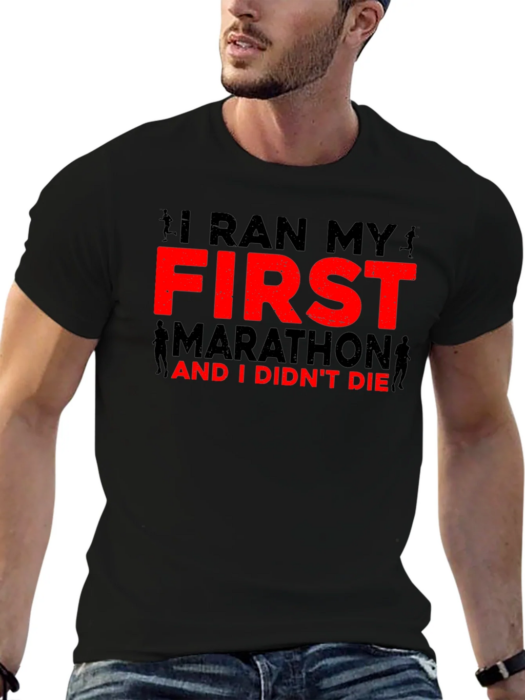 I Ran My First Marathon T-Shirt product image 6