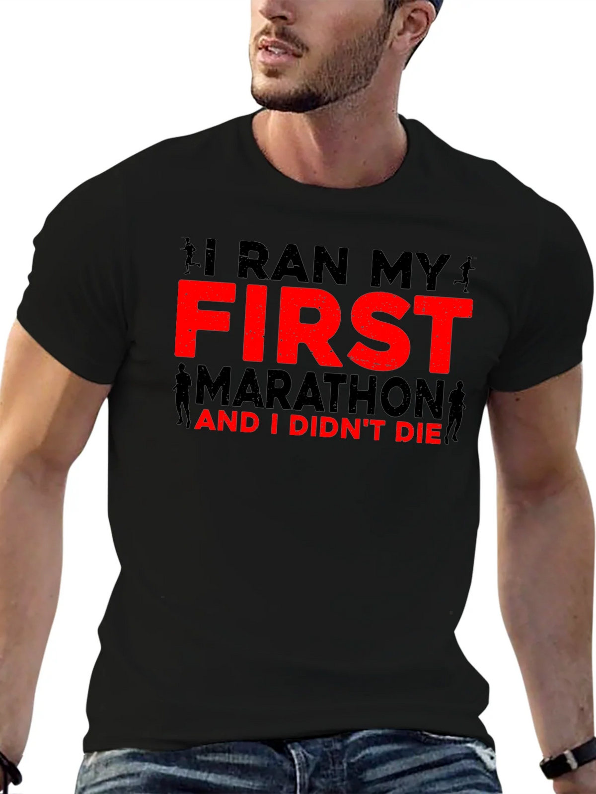 I Ran My First Marathon T-Shirt product image 6
