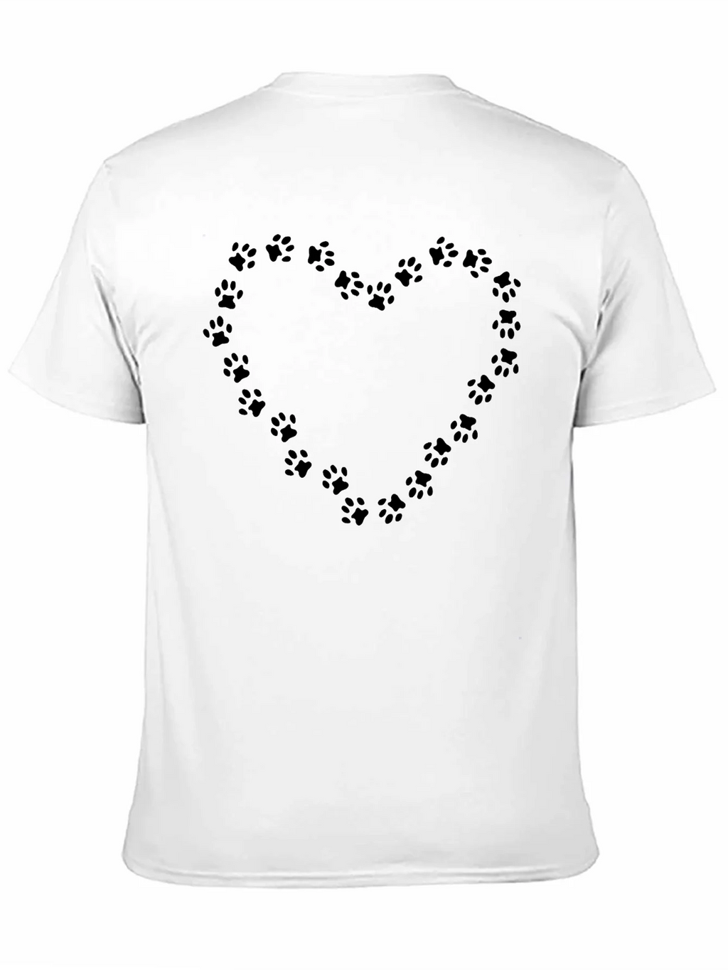 Paw Print Heart T-Shirt - Black product image 9