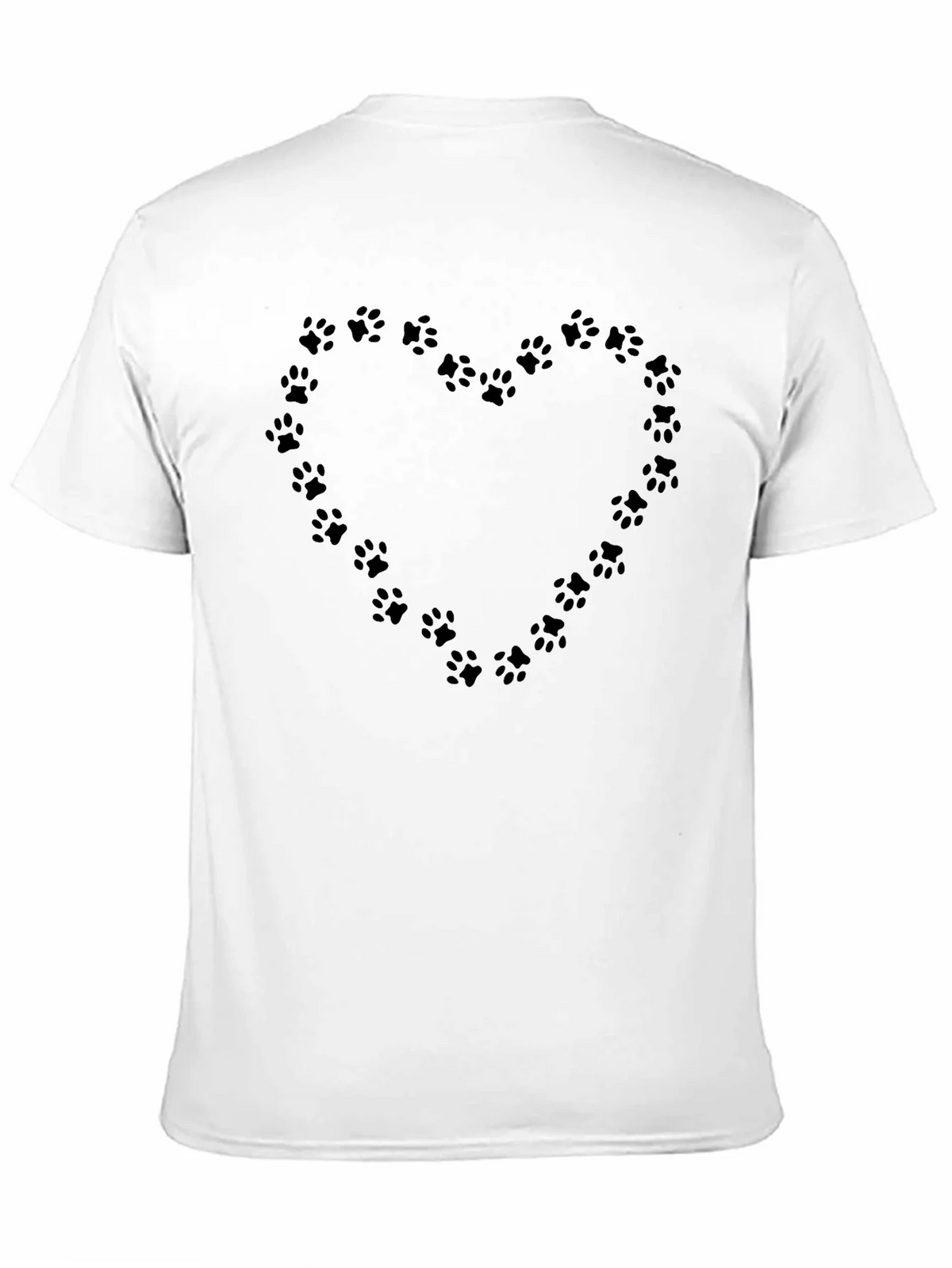 Paw Print Heart T-Shirt - Black product image 9