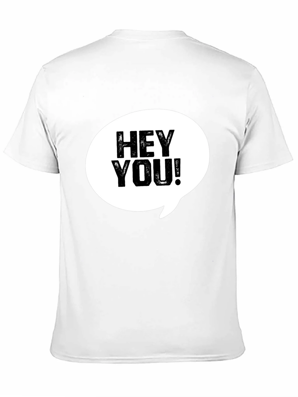 Hey You! Graphic Print Crew Neck T-Shirt product image 5