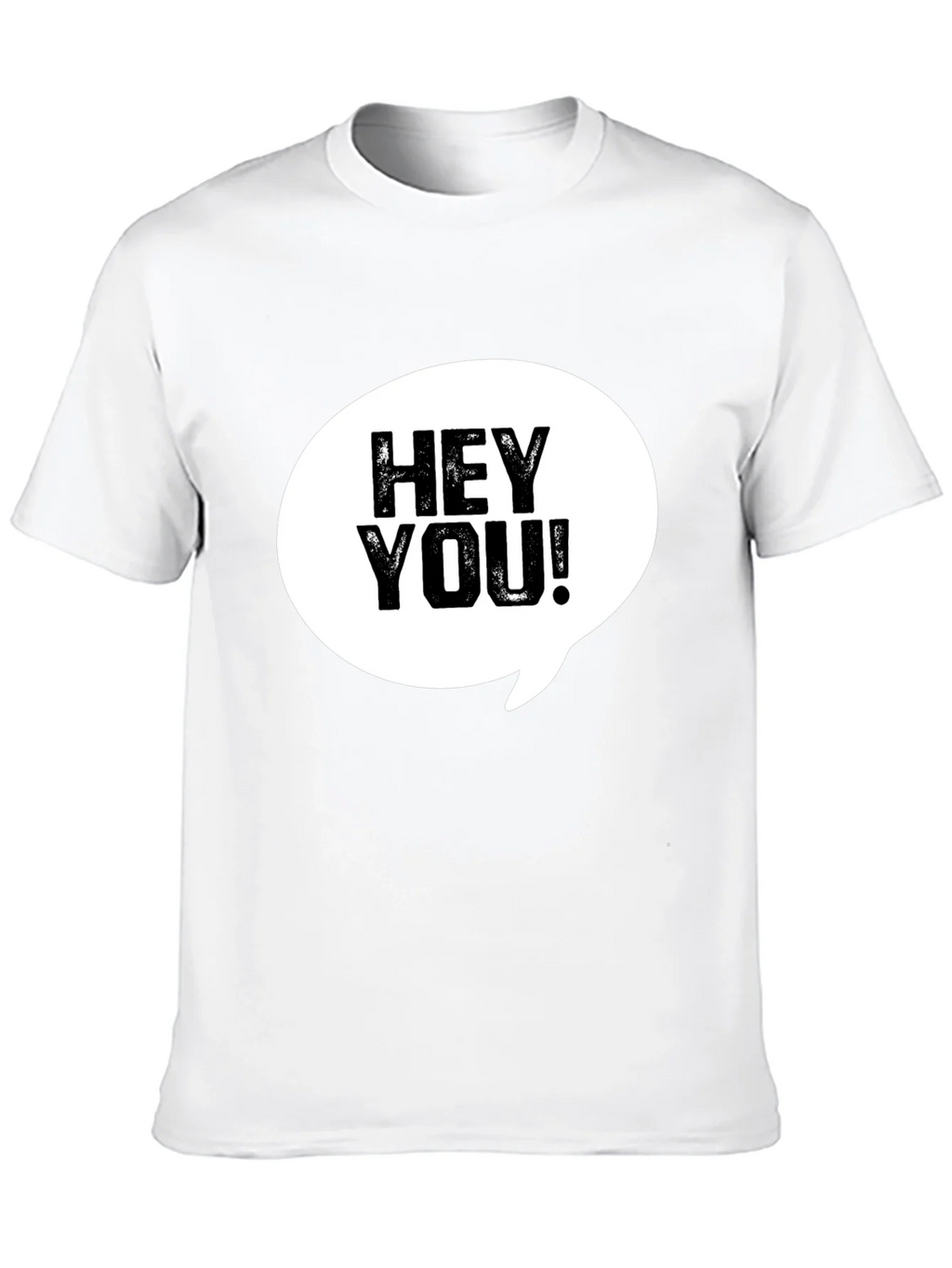 Hey You! Graphic Print Crew Neck T-Shirt product image 4