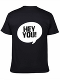 Hey You! Graphic Print Crew Neck T-Shirt product image 1