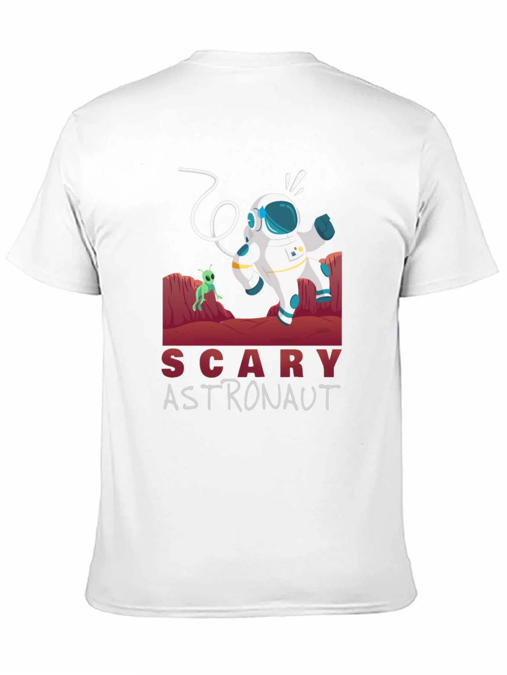 Scary Astronaut Graphic Tee product image 10