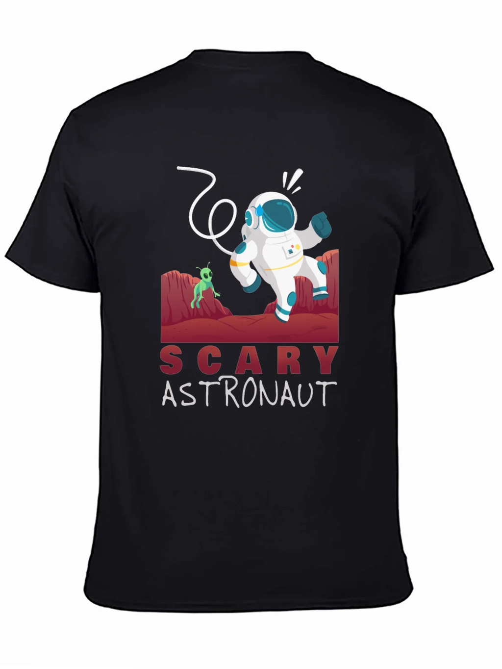 Scary Astronaut Graphic Tee product image 4