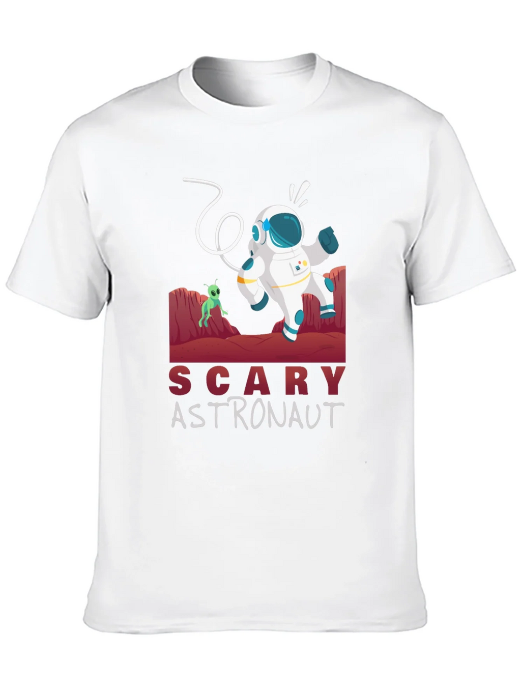 Scary Astronaut Graphic Tee product image 9