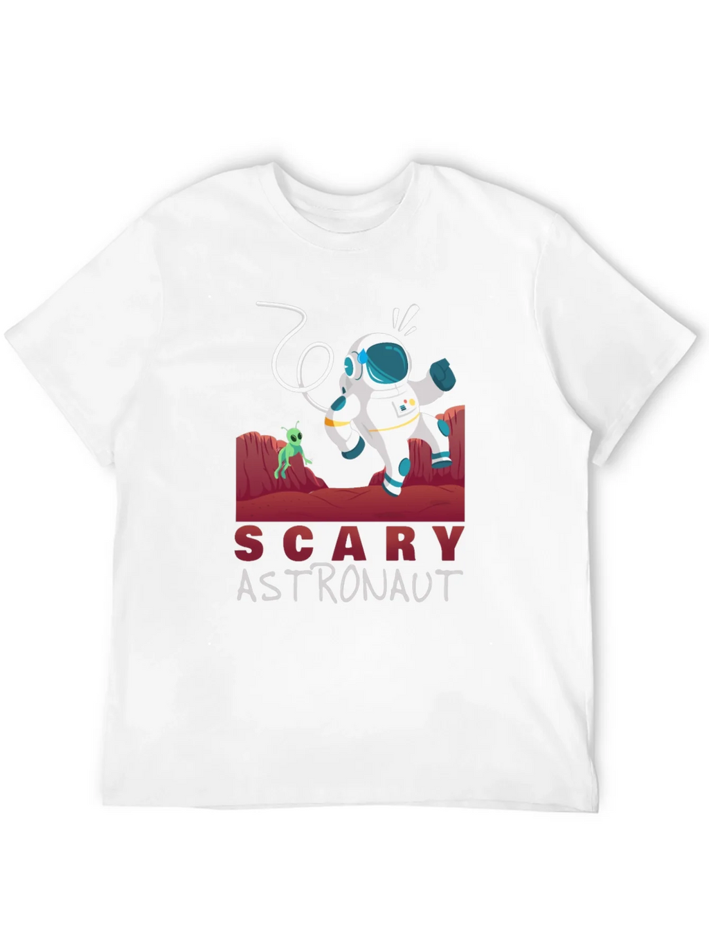 Scary Astronaut Graphic Tee product image 11