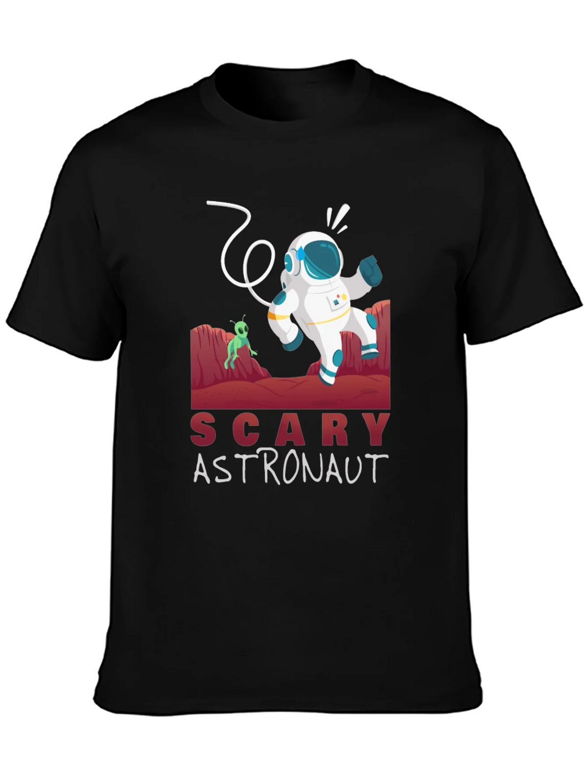 Scary Astronaut Graphic Tee product image 3
