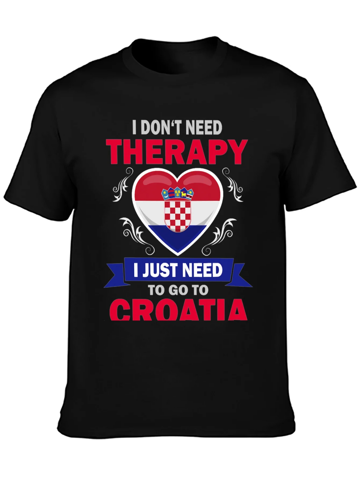 Croatia Therapy T-Shirt: Croatian Pride Tee product image 3