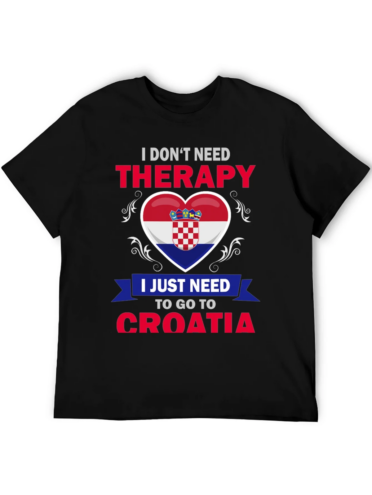 Croatia Therapy T-Shirt: Croatian Pride Tee product image 5