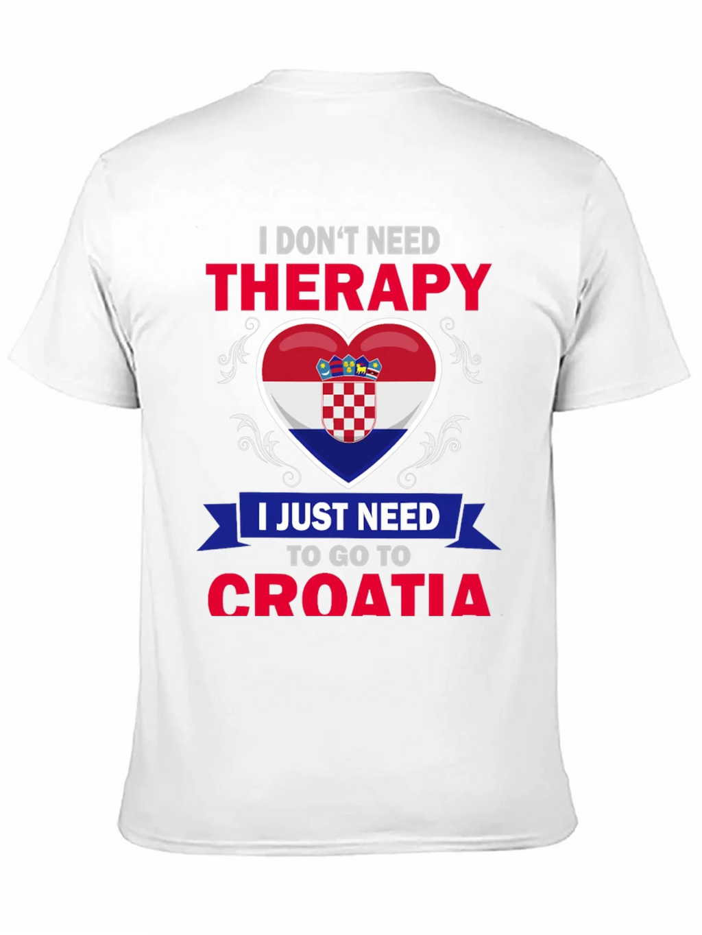 Croatia Therapy T-Shirt: Croatian Pride Tee product image 8