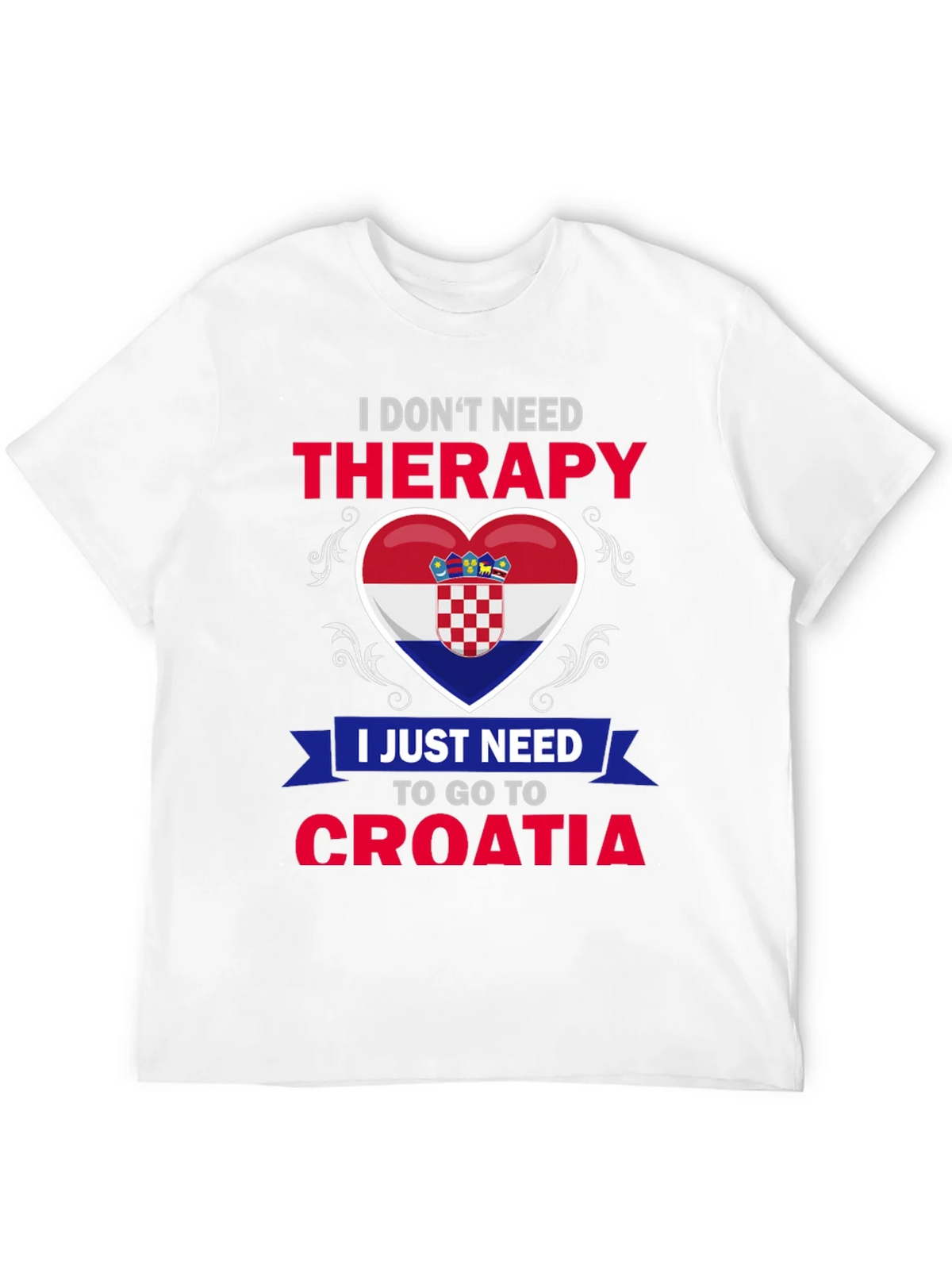 Croatia Therapy T-Shirt: Croatian Pride Tee product image 9