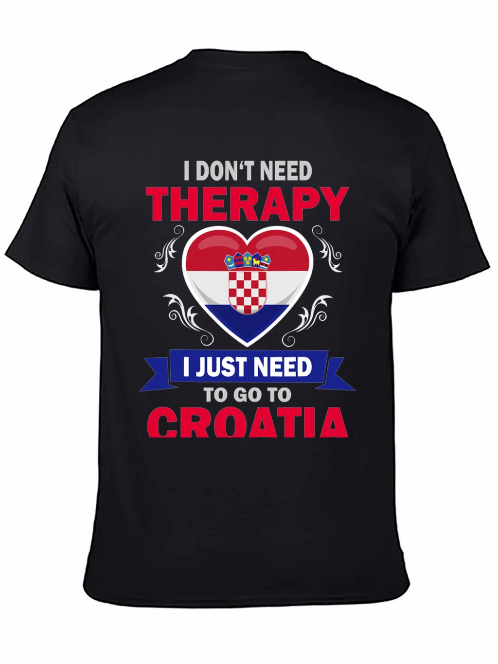 Croatia Therapy T-Shirt: Croatian Pride Tee product image 4
