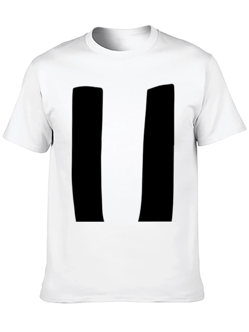 Mens Black Pause Symbol Graphic T-Shirt product image 6