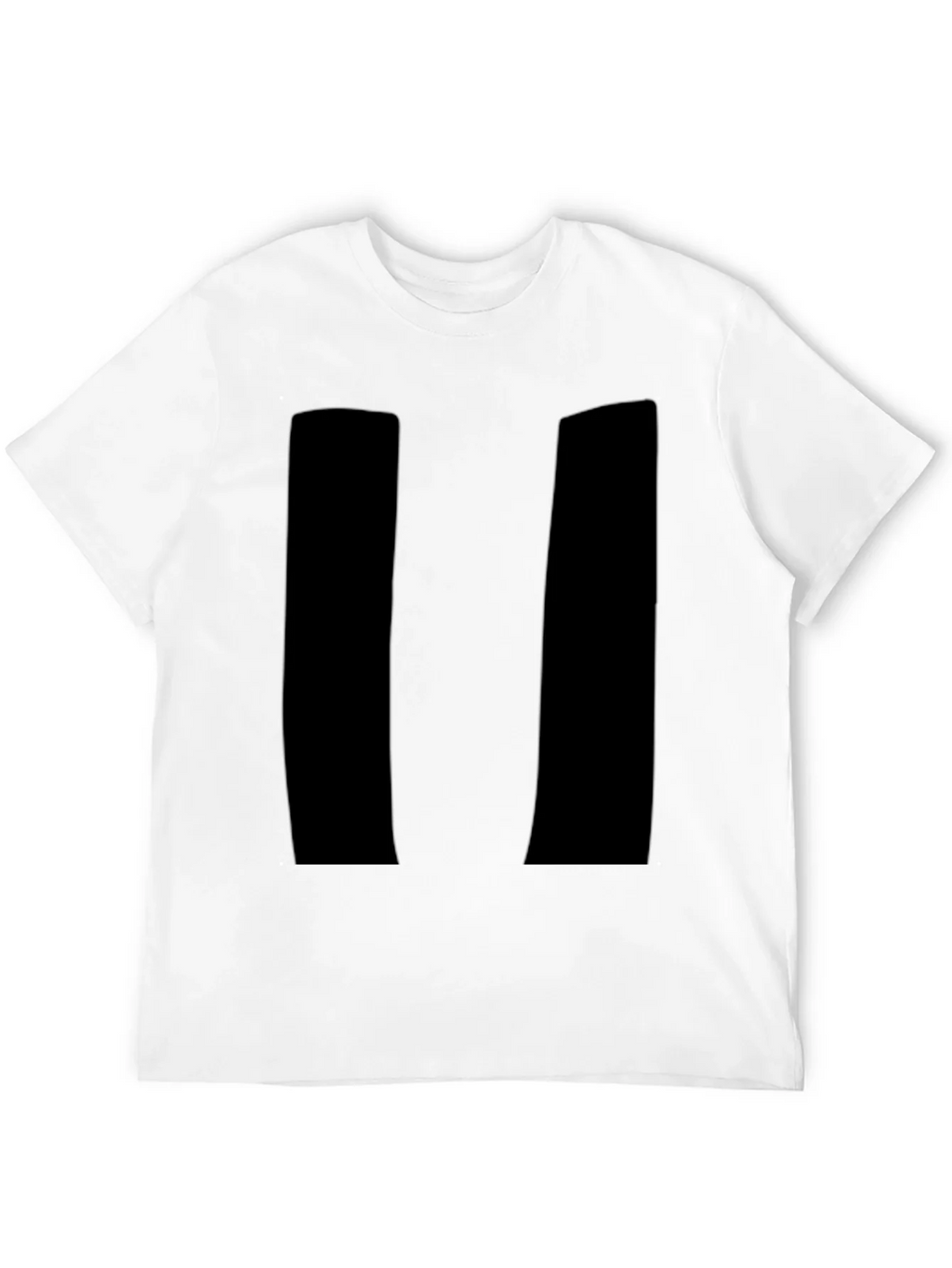 Mens Black Pause Symbol Graphic T-Shirt product image 7