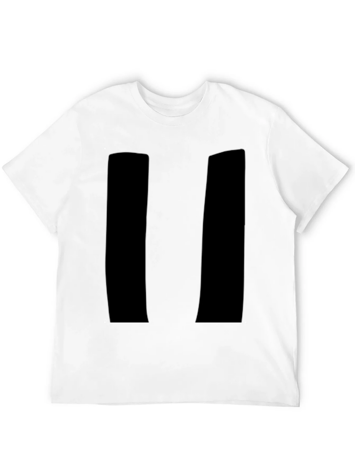Mens Black Pause Symbol Graphic T-Shirt product image 7