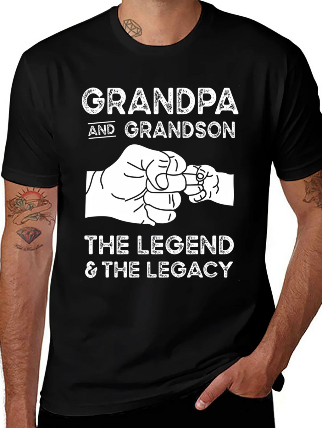 Grandpa & Grandson T-Shirt - Legend & Legacy product image 1