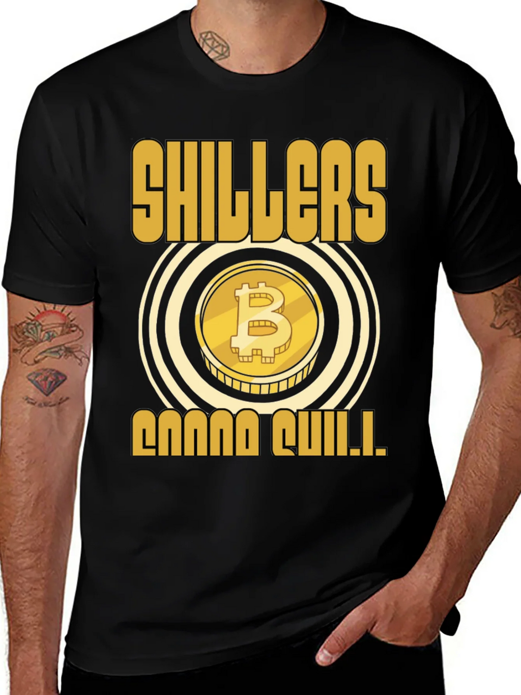 Bitcoin Shillers Gonna Shill Black T-Shirt product image 1