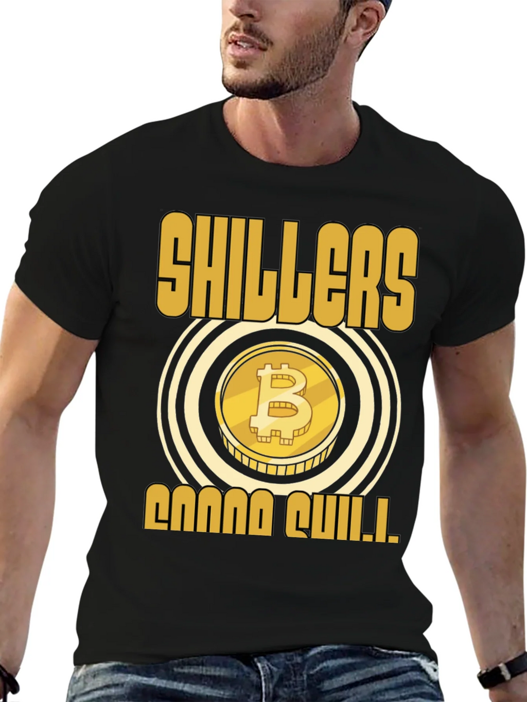 Bitcoin Shillers Gonna Shill Black T-Shirt product image 6