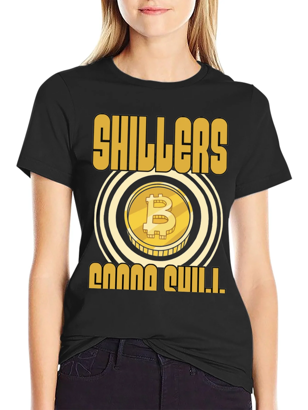 Bitcoin Shillers Gonna Shill Black T-Shirt product image 2