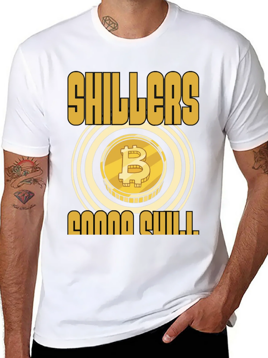 Bitcoin Shillers Gonna Shill Black T-Shirt product image 7