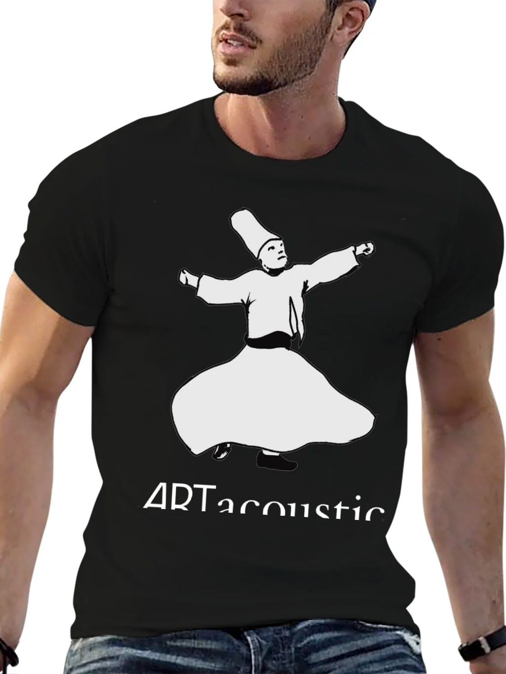 ArtAcoustic Whirling Dervish T-Shirt - Black product image 5