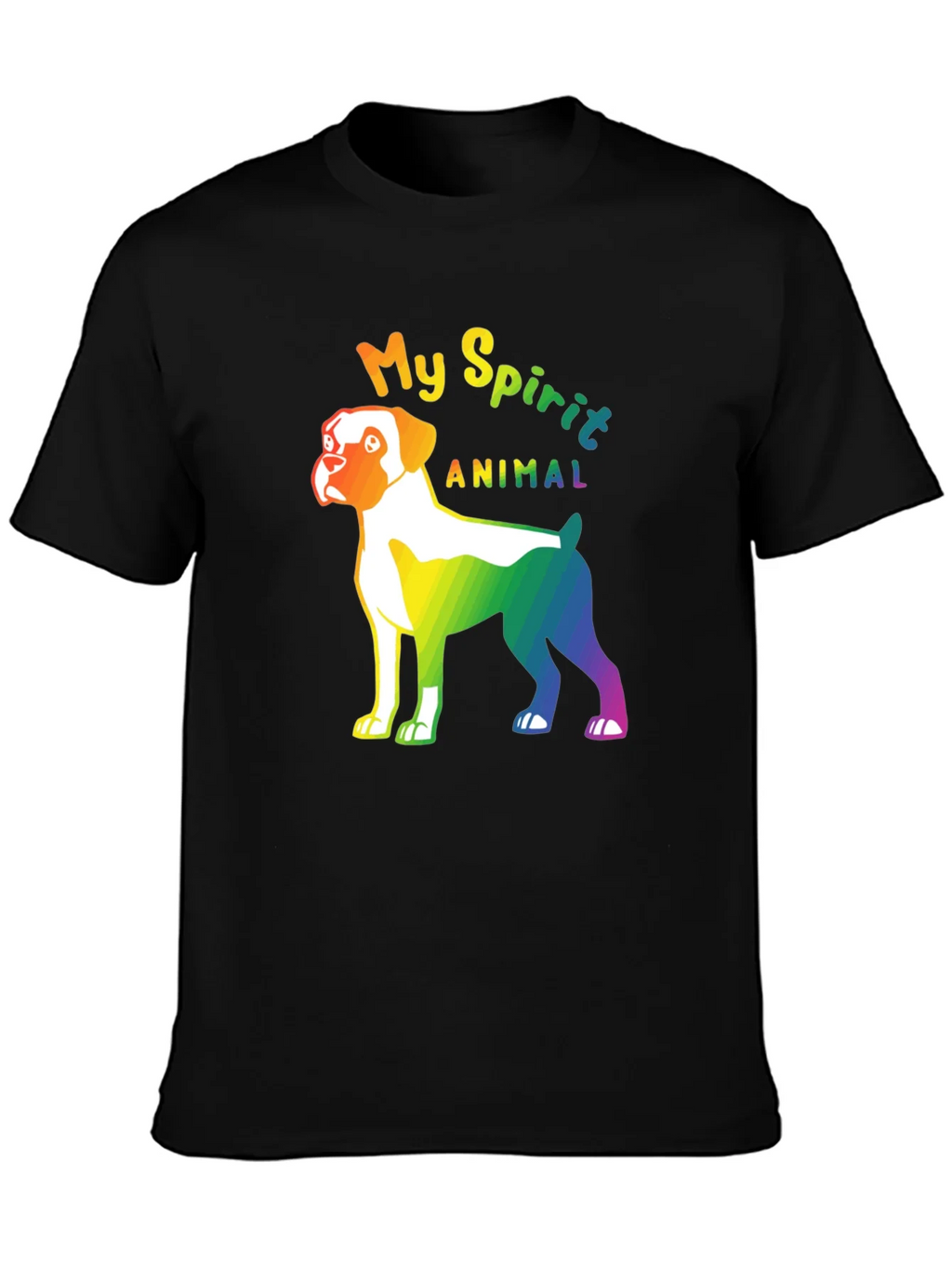 My Spirit Animal Boxer Dog Pride T-Shirt product image 3