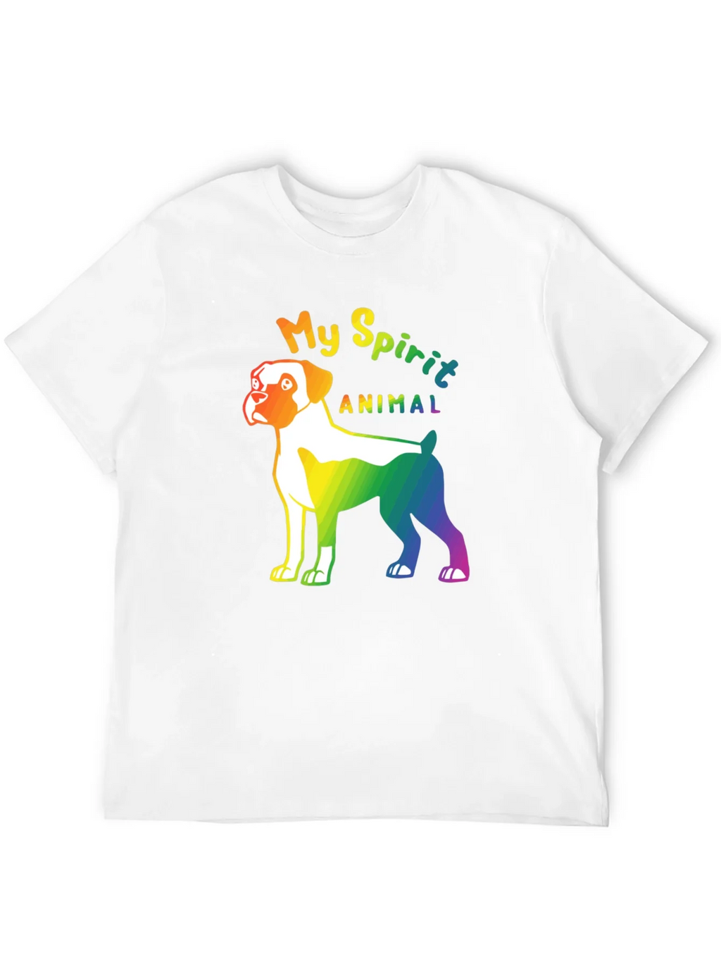 My Spirit Animal Boxer Dog Pride T-Shirt product image 10