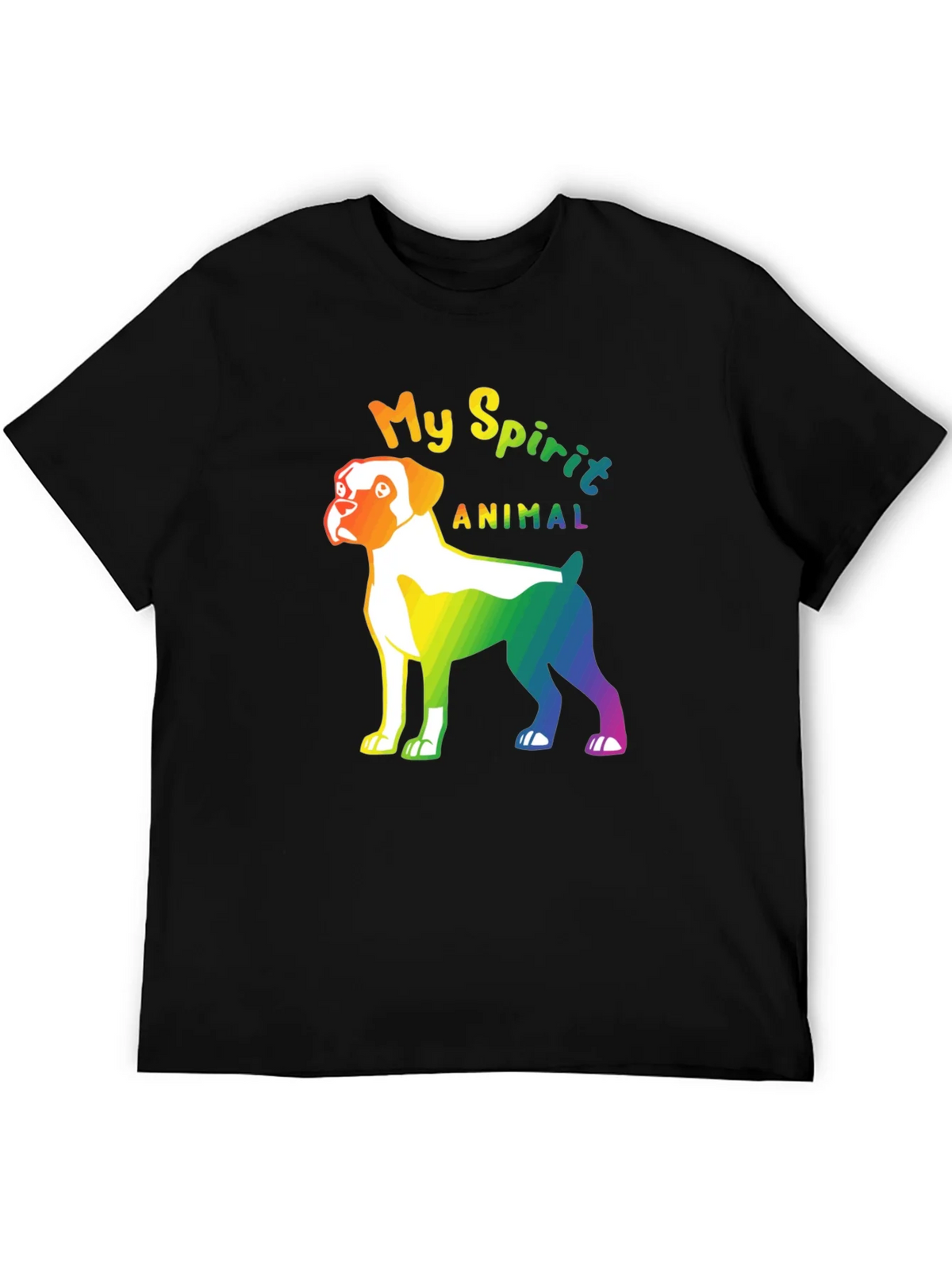 My Spirit Animal Boxer Dog Pride T-Shirt product image 4