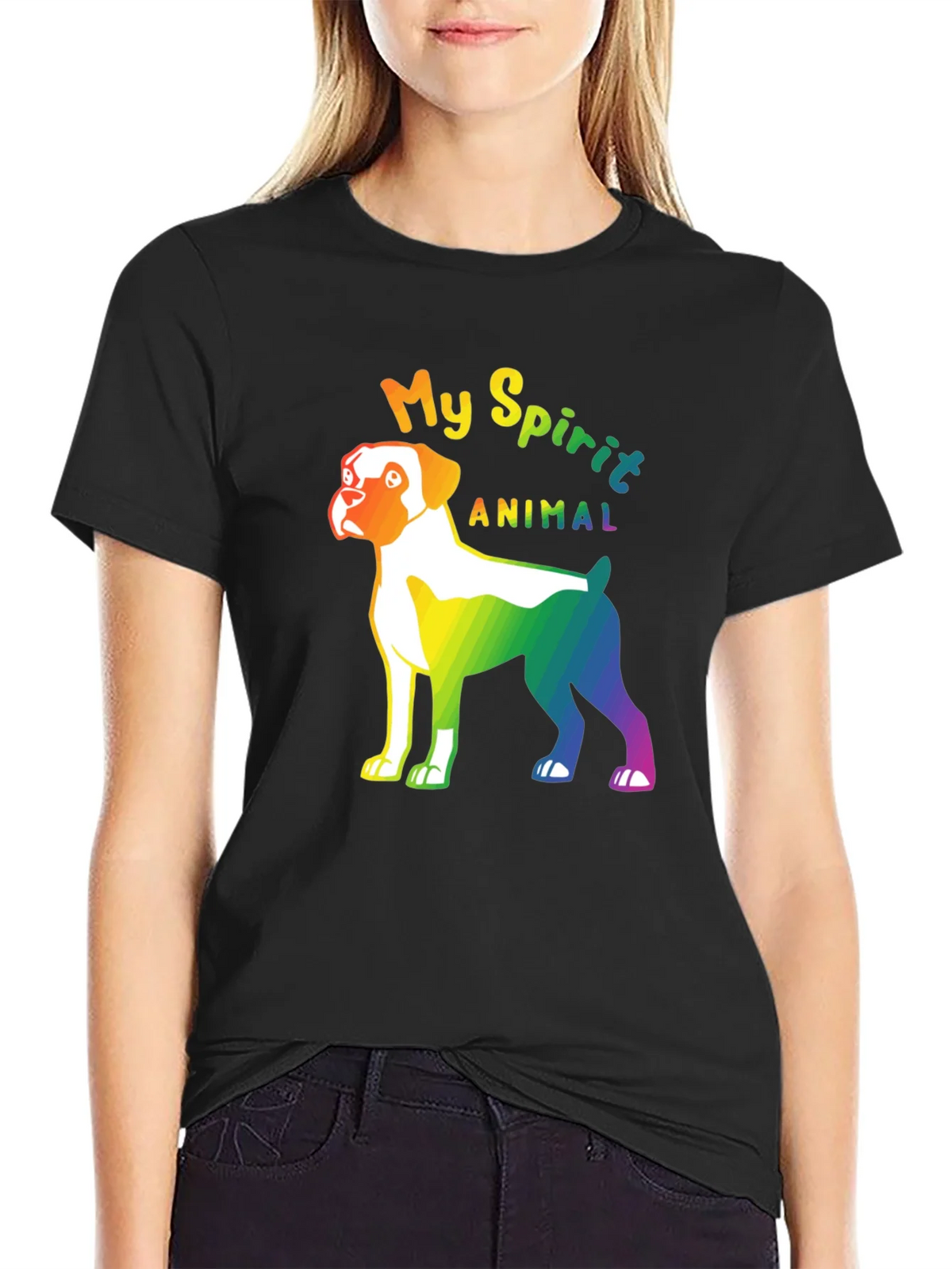 My Spirit Animal Boxer Dog Pride T-Shirt product image 2