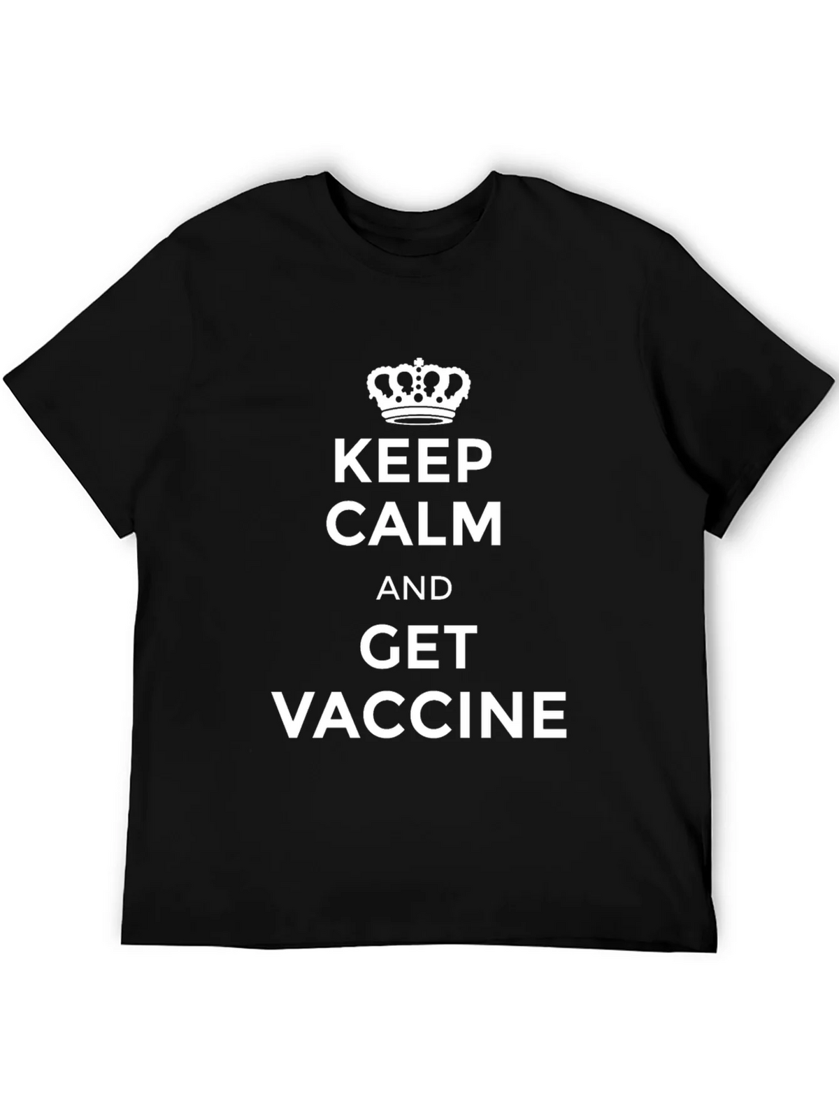 Keep Calm and Get Vaccine T-Shirt product image 5