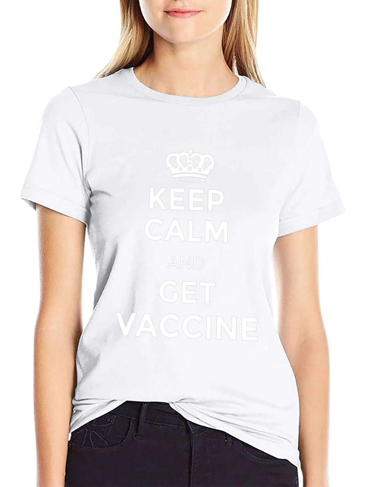 Keep Calm and Get Vaccine T-Shirt product image 8
