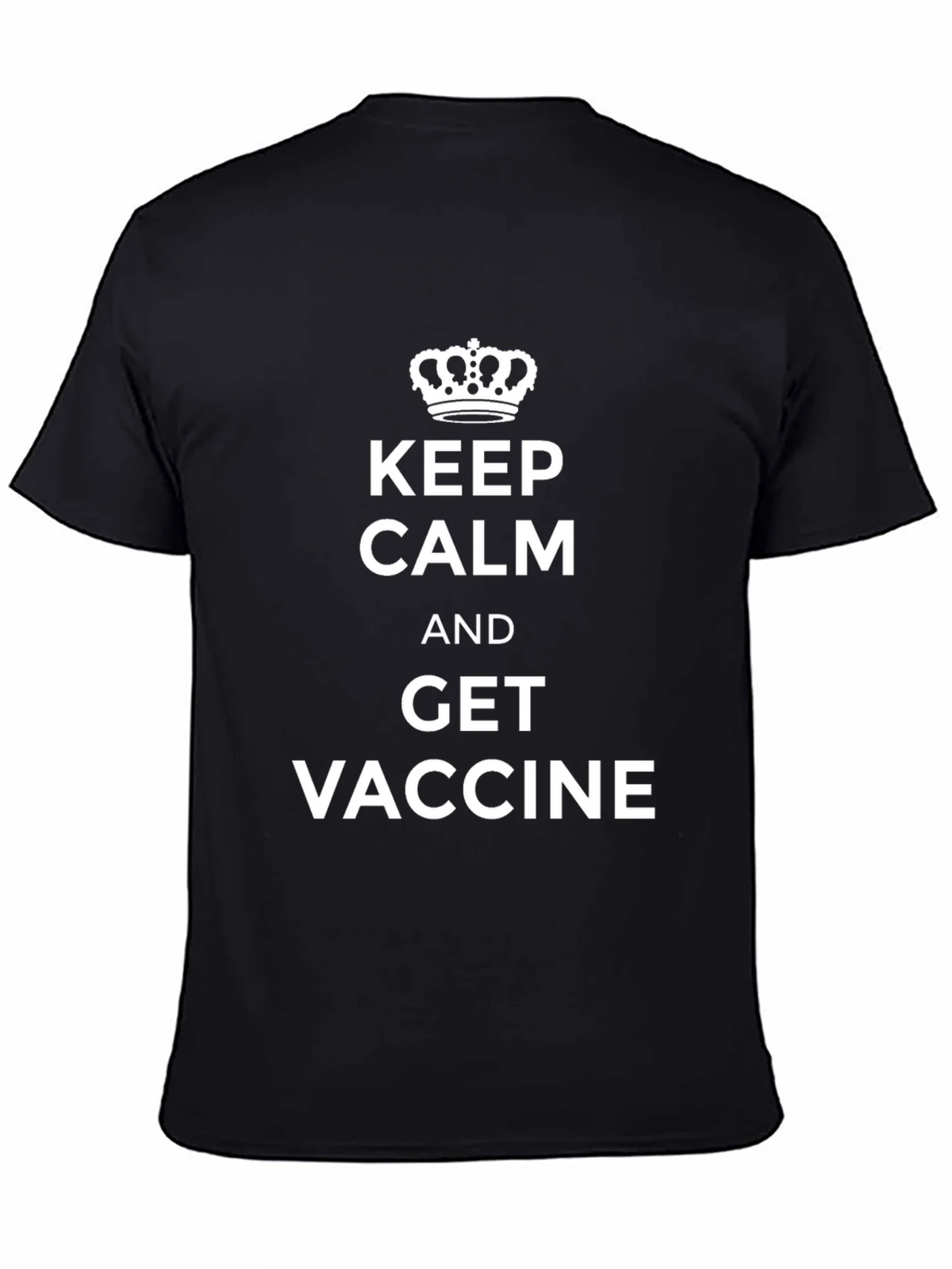 Keep Calm and Get Vaccine T-Shirt product image 4
