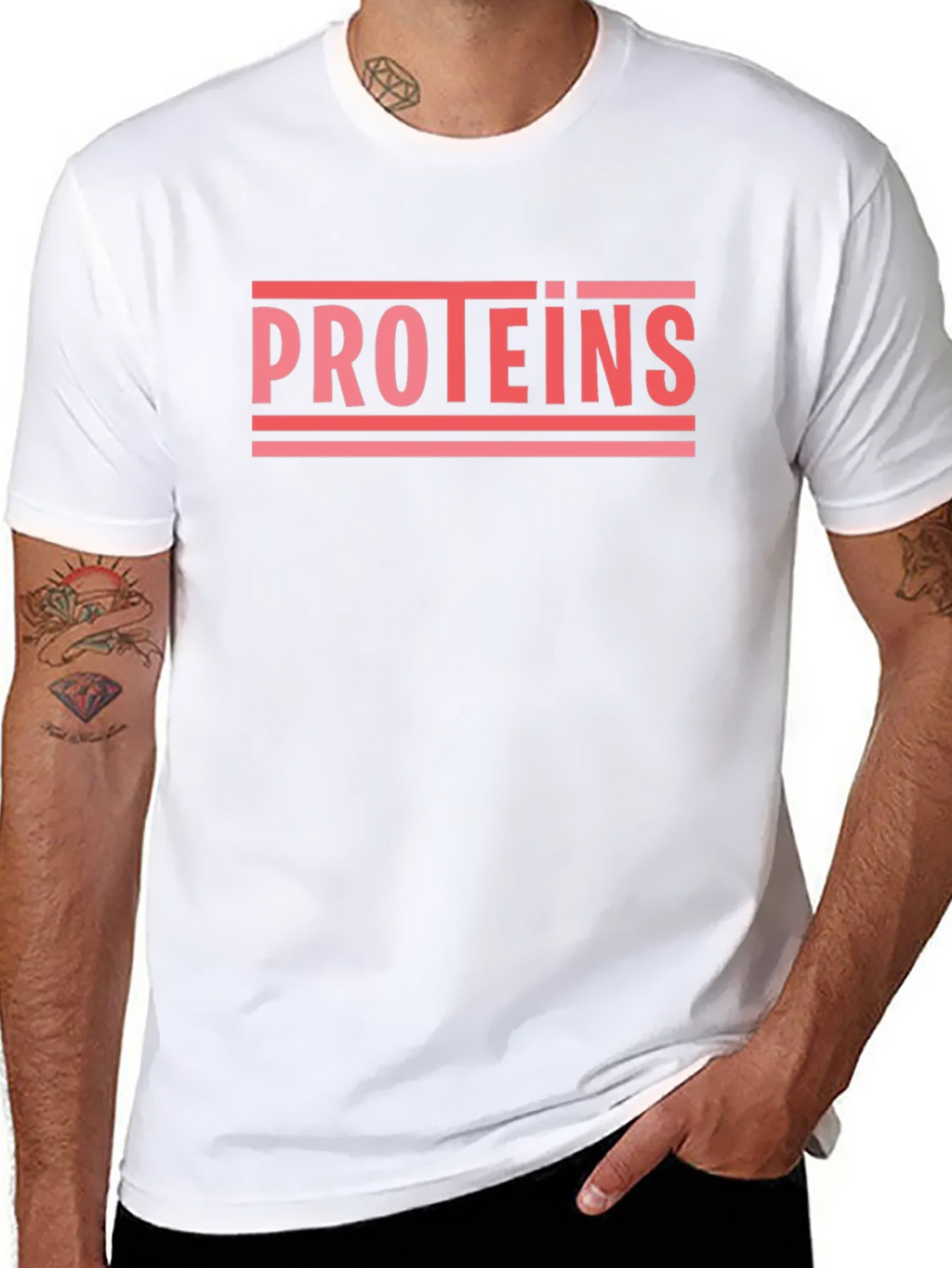 Proteins Graphic Tee - Gym & Workout Apparel product image 7