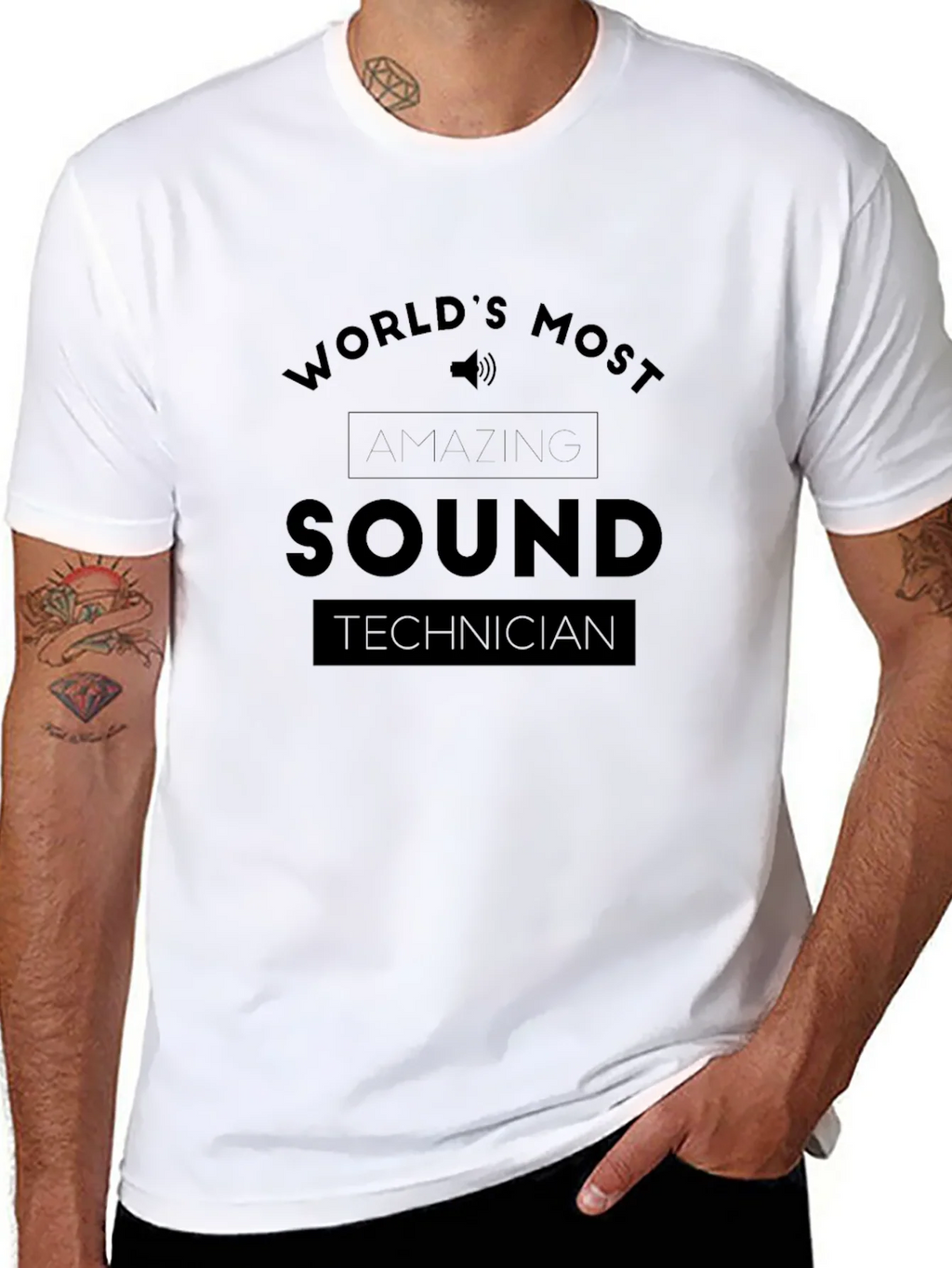 Sound Technician T-Shirt - Worlds Most Amazing product image 7