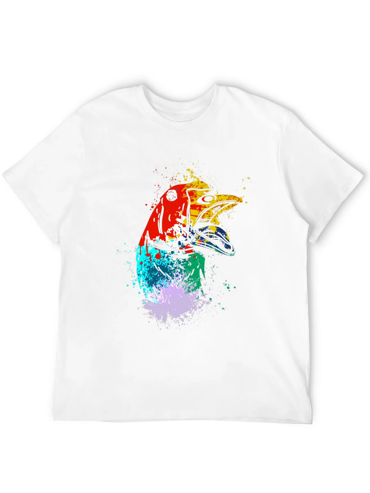 Abstract Bird Graphic Tee - Mens Black T-Shirt product image 8
