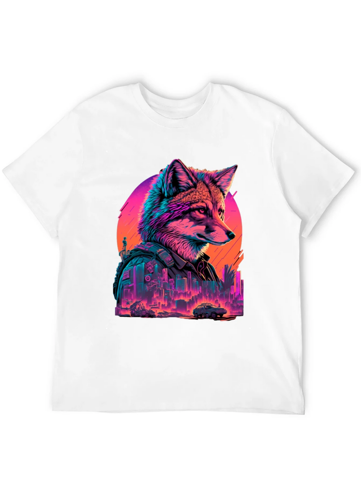 Cyberpunk Fox T-Shirt product image 7