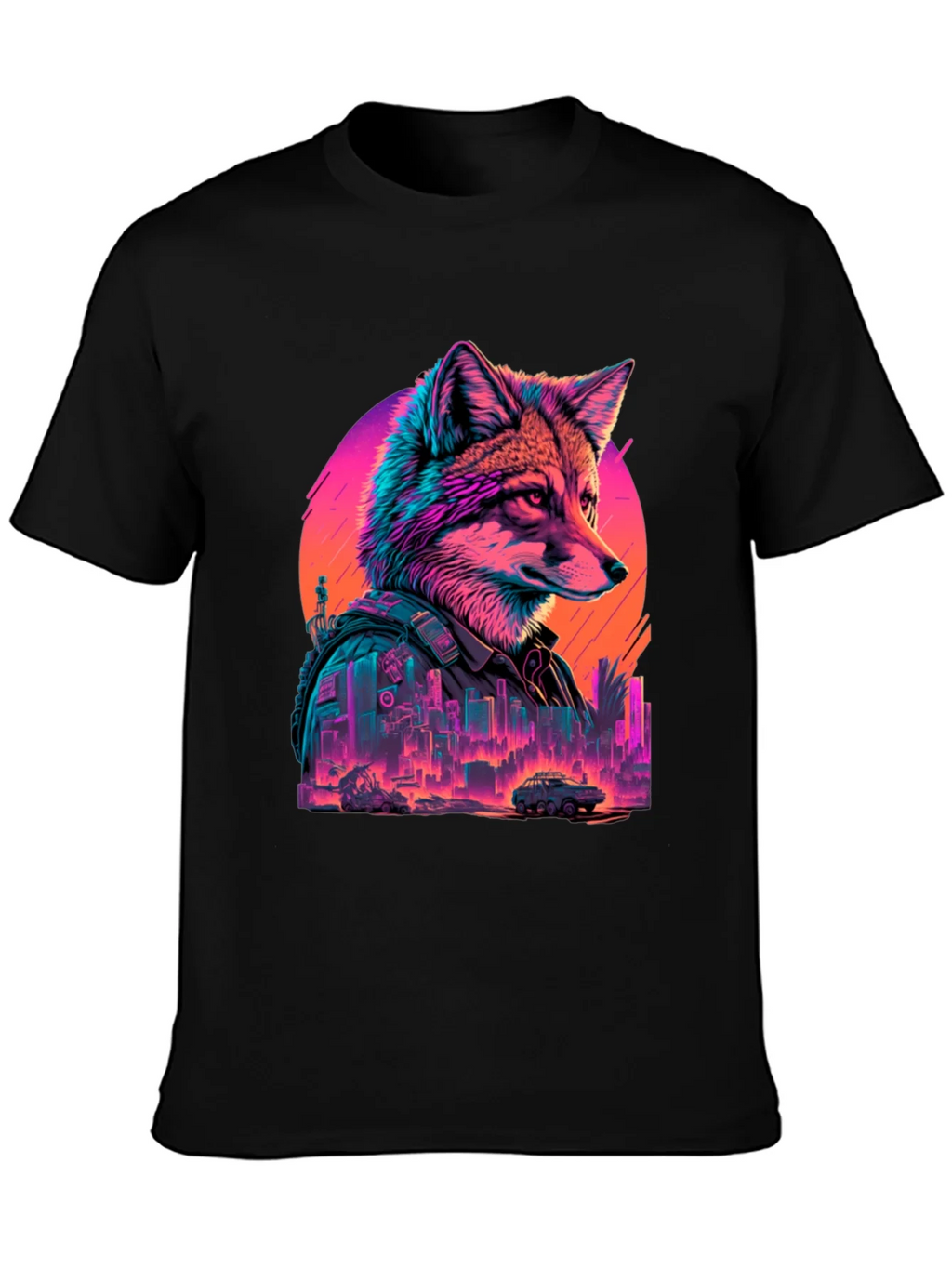 Cyberpunk Fox T-Shirt product image 2