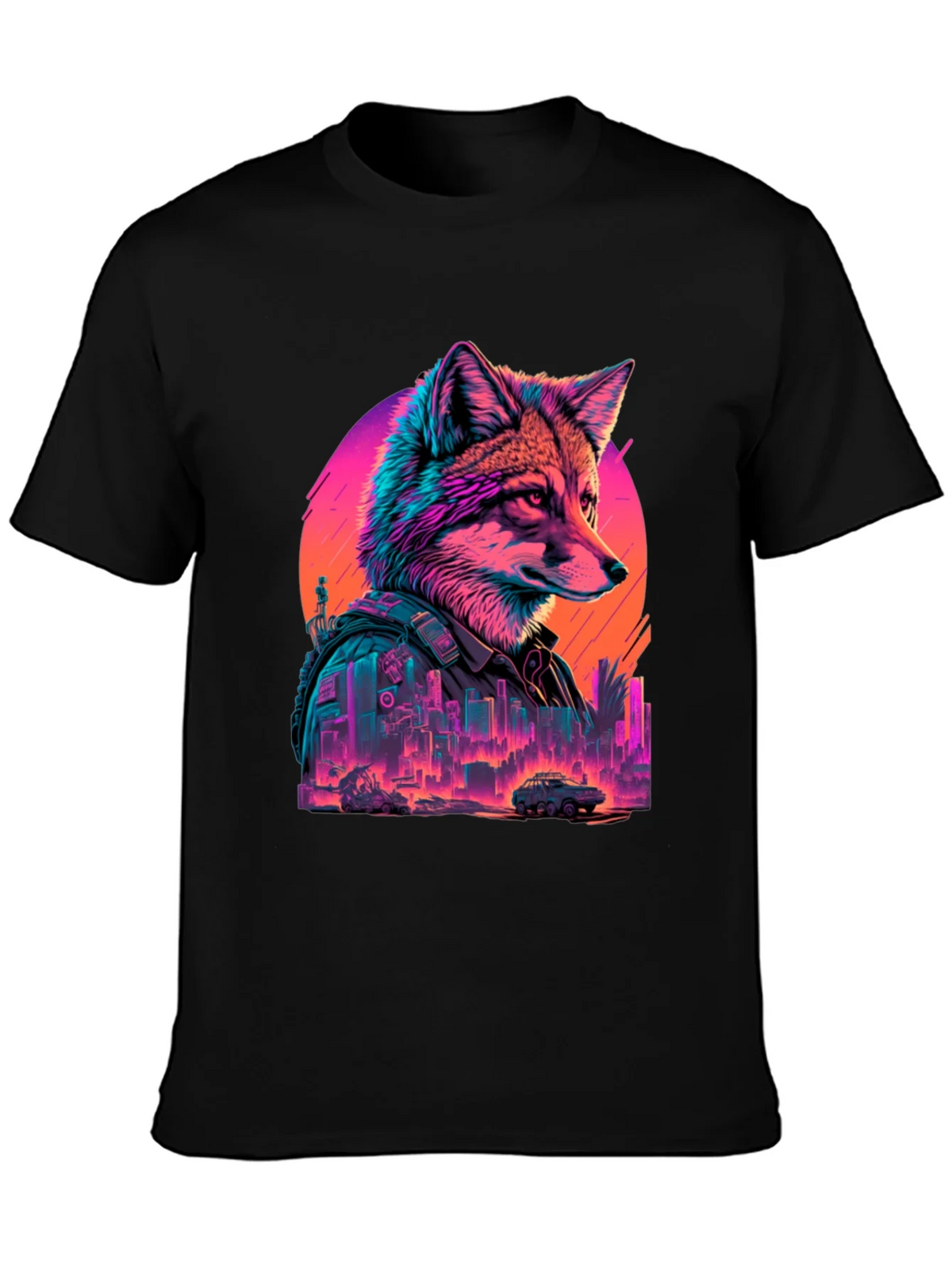 Cyberpunk Fox T-Shirt product image 2