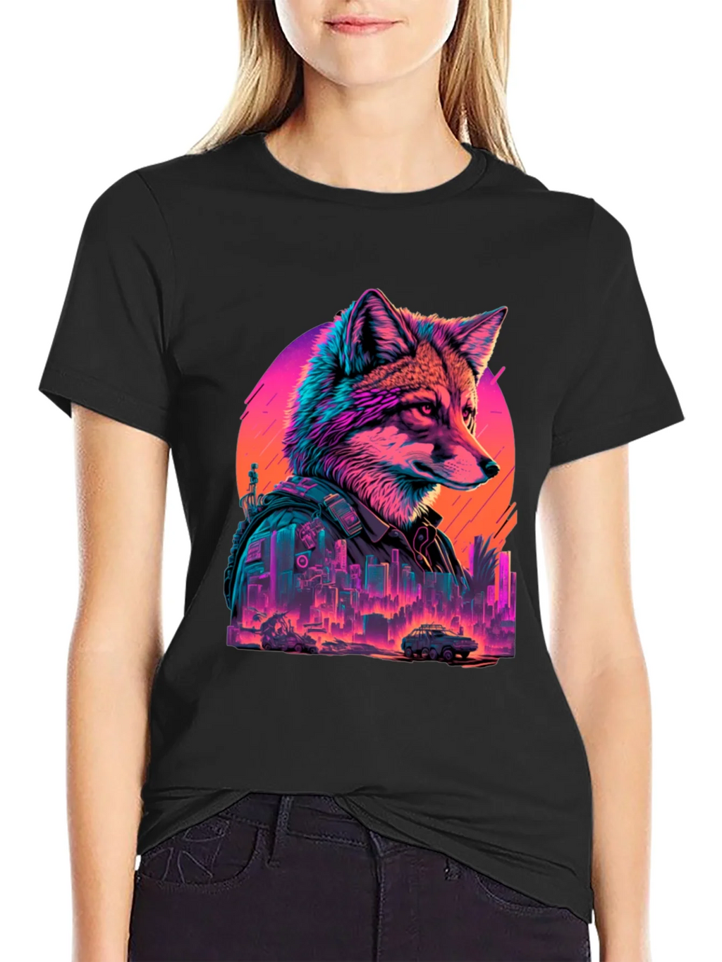 Cyberpunk Fox T-Shirt product image 1