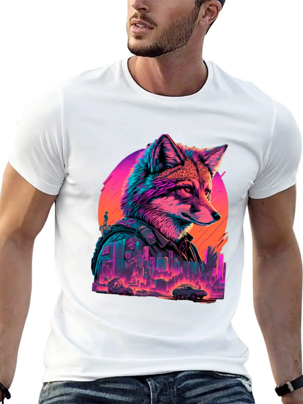 Cyberpunk Fox T-Shirt product image 8