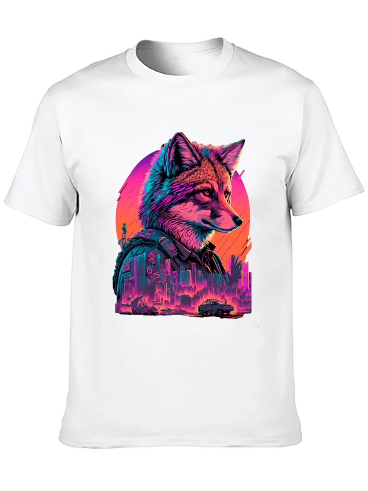 Cyberpunk Fox T-Shirt product image 5