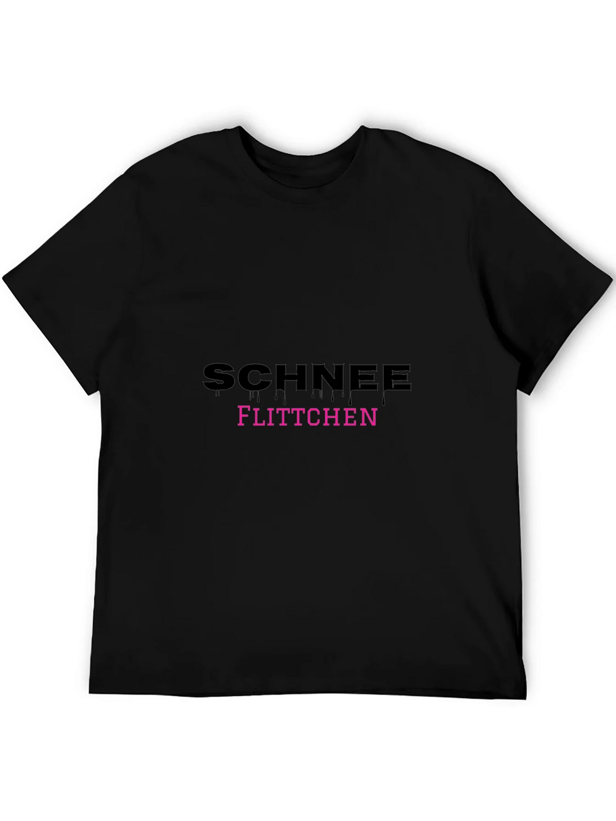 Schnee Flittchen Black T-Shirt product image 5