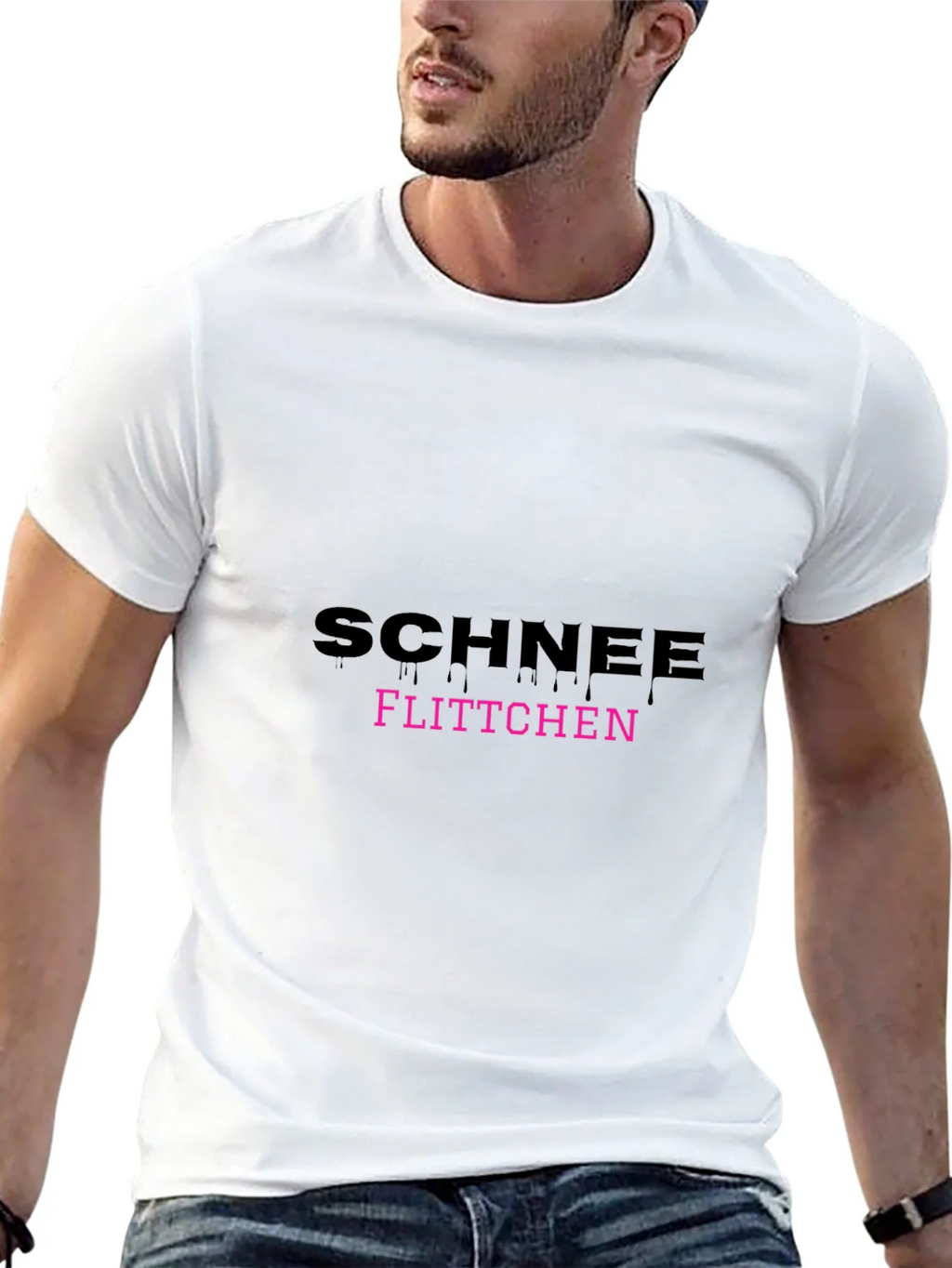 Schnee Flittchen Black T-Shirt product image 12